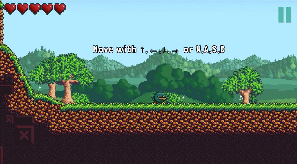 MeliJump Screenshot - Movement tutorial