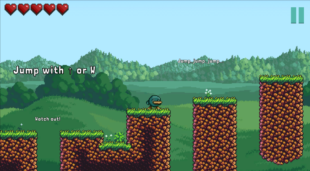 MeliJump Screenshot - Jumping platforms